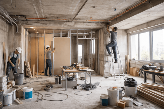 毛胚屋裝修指南：施工流程、進場順序與注意事項一次掌握